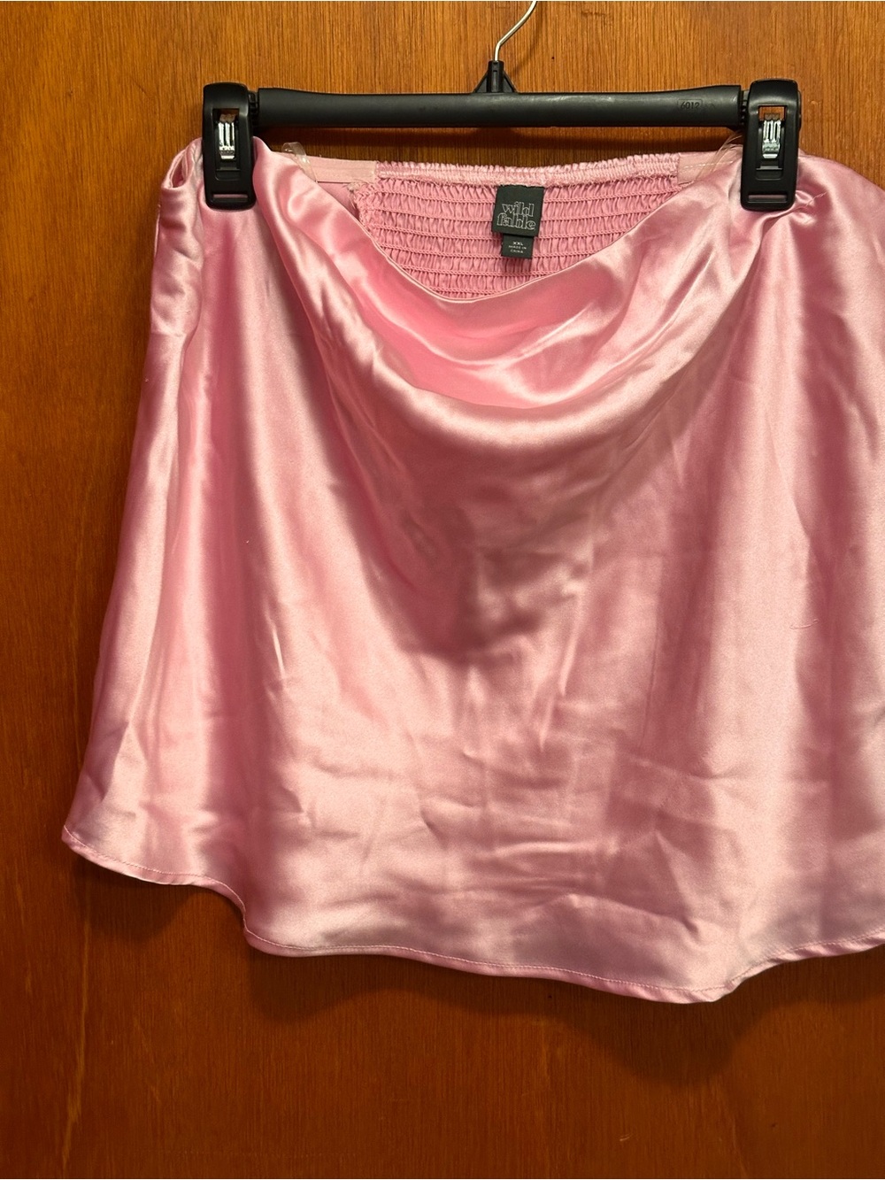 wild fable Pink Smocked Top — Stretchy Ribbed Detail